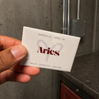 Aries Zodiac Magnet