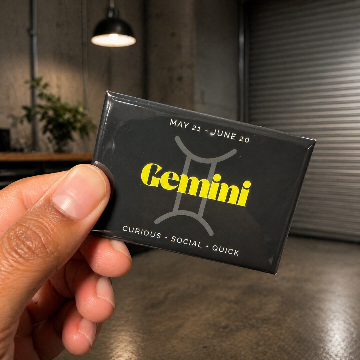 Gemini Zodiac Magnet